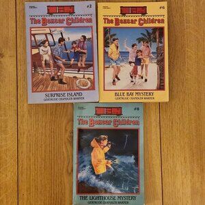 VINTAGE The Boxcar Children Book Series Lot of 3 Books